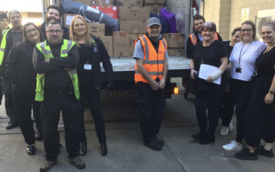 Over 100 boxes leave Harlow Council’s Ukraine Donation Centre
