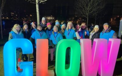 Lunchtime Walkers Glow for Alzheimers