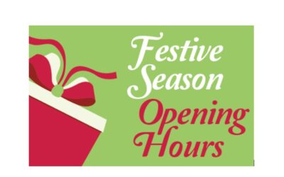 Festive Period Opening Hours
