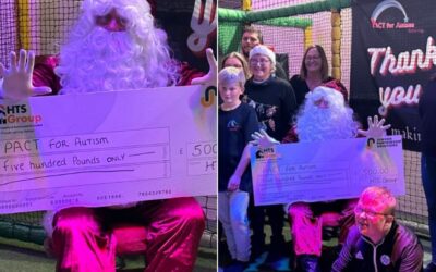 Santa made an appearance to deliver our CSR Charity Contribution