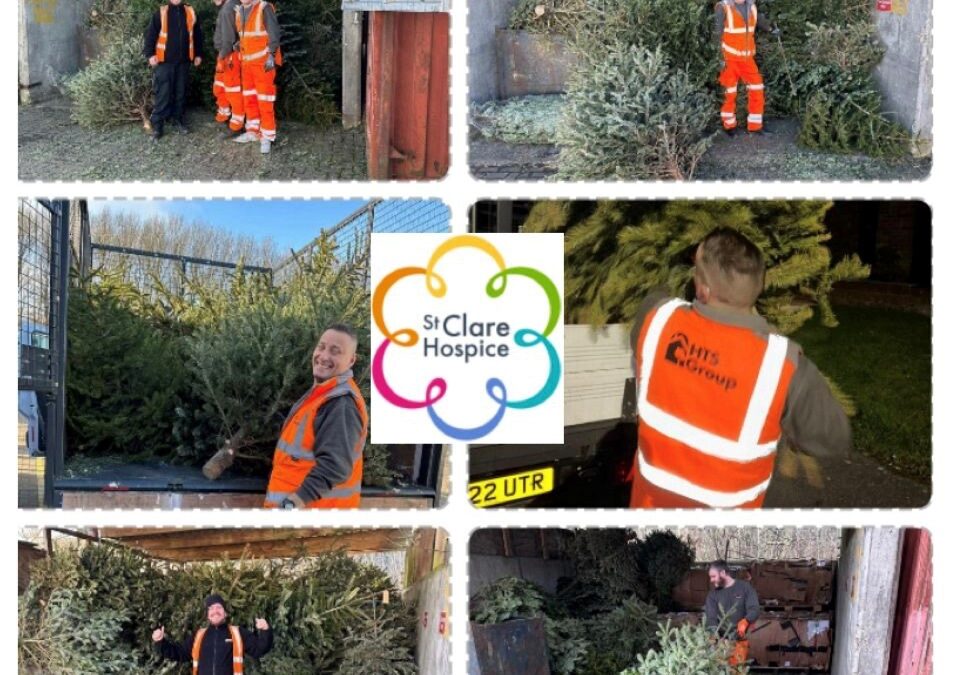 Christmas Tree Recycling in aid of St Clare Hospice